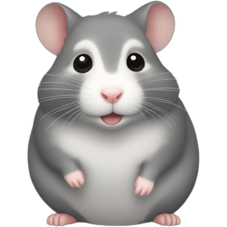 gray hamster emoji