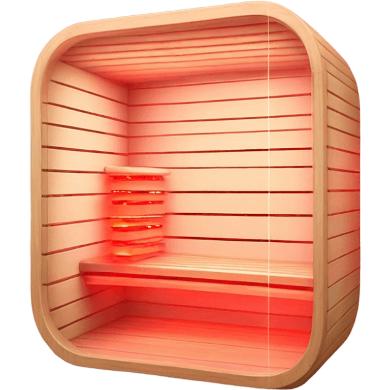 infrared  red light therapy sauna emoji