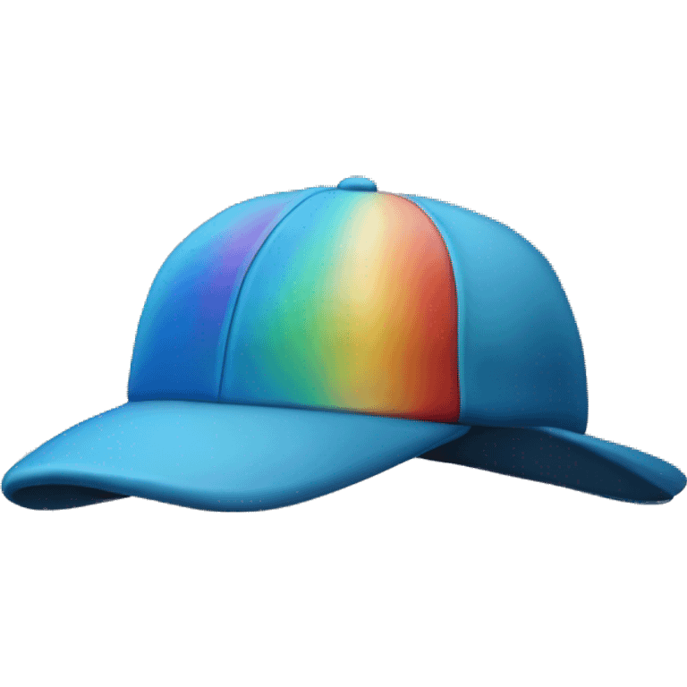 Une licorne avec une casquette à l’envers  emoji