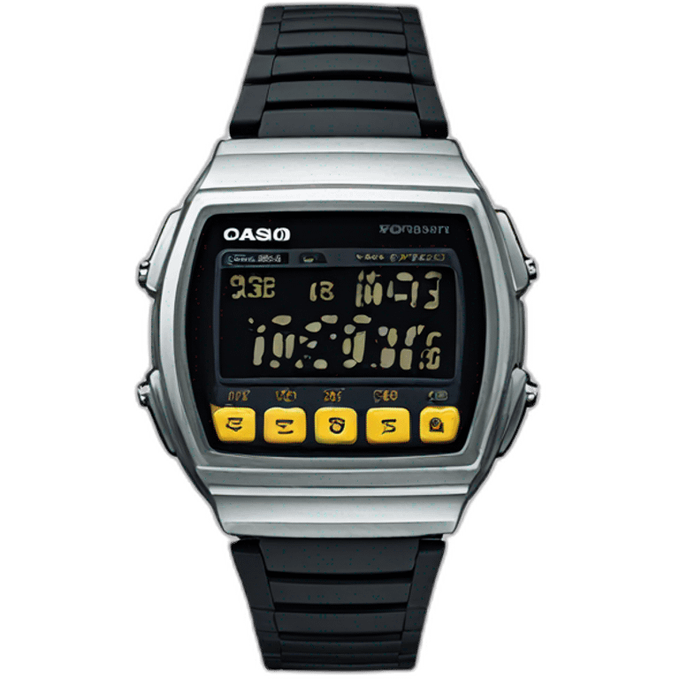 Casio watch  emoji