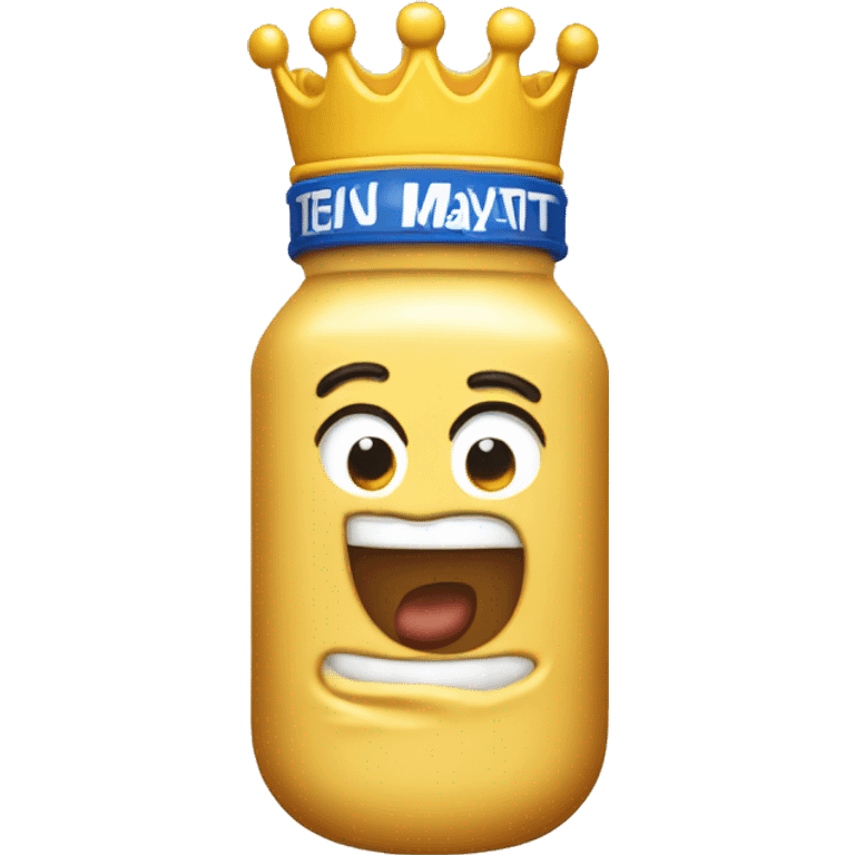 kraft mayonnaise with a crown on top emoji