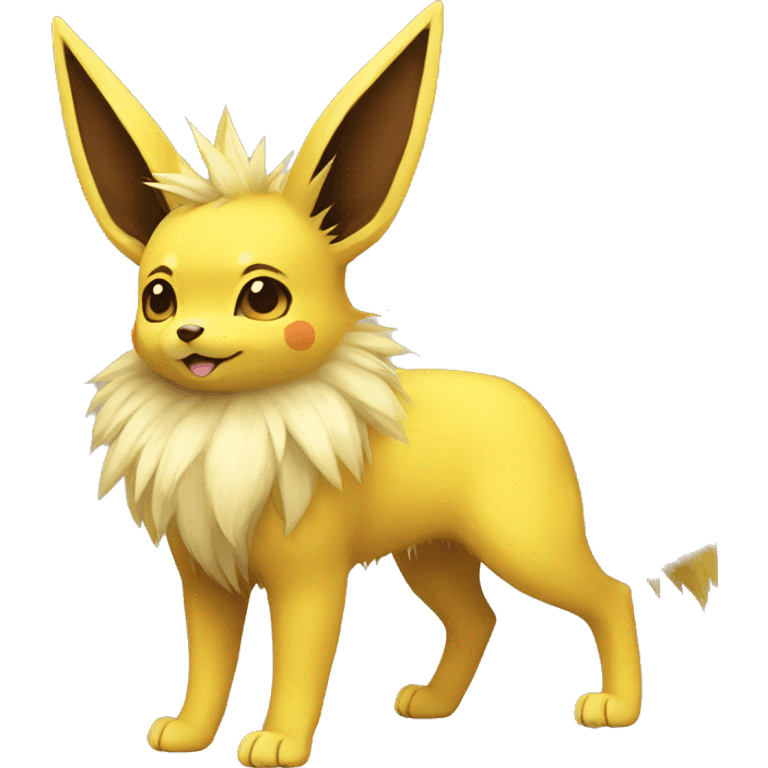 Eevee-Jolteon full body emoji