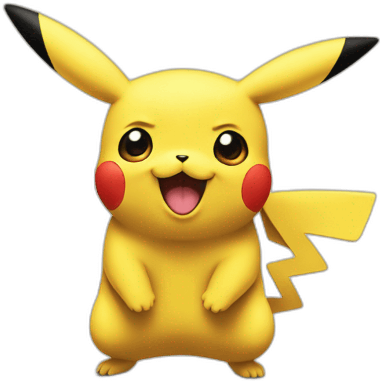 pikachu qui rigole emoji