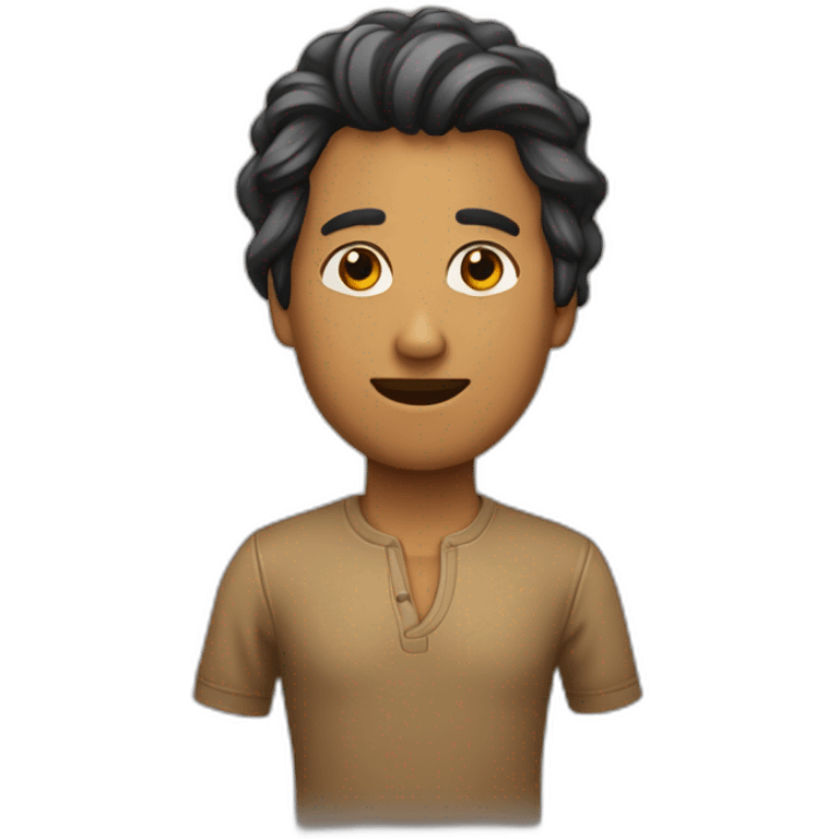 Personne qui n'a pas de cheveux sur la tête emoji