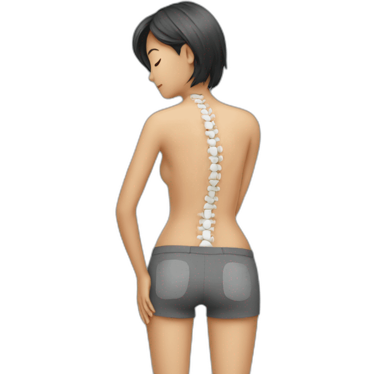 Back pain girl emoji