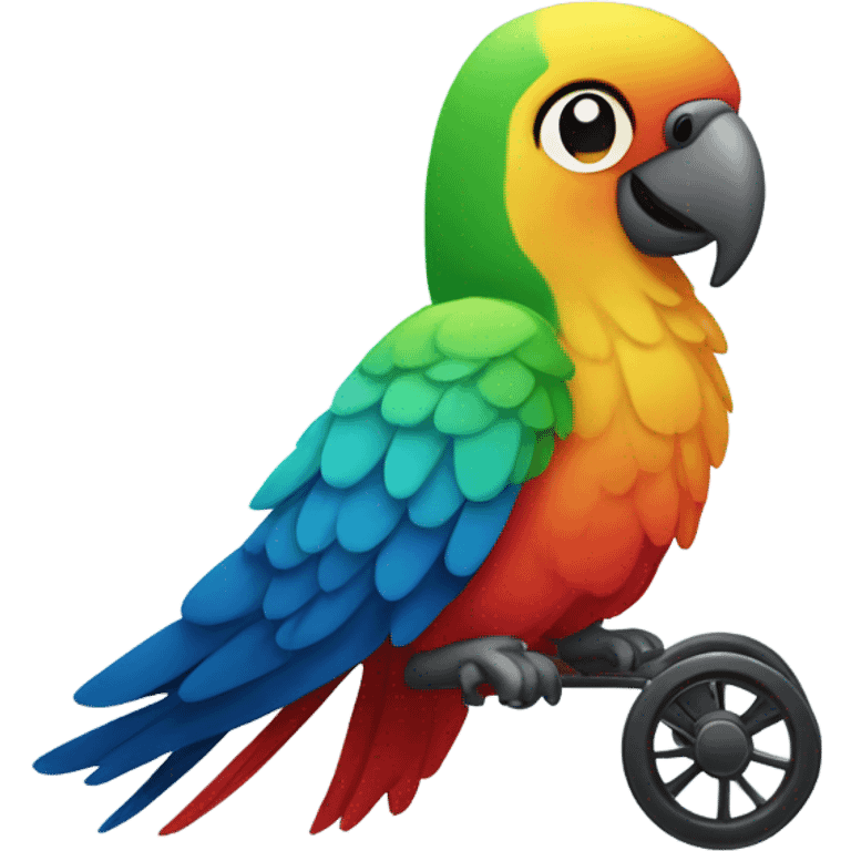 Parrots and buggies  emoji