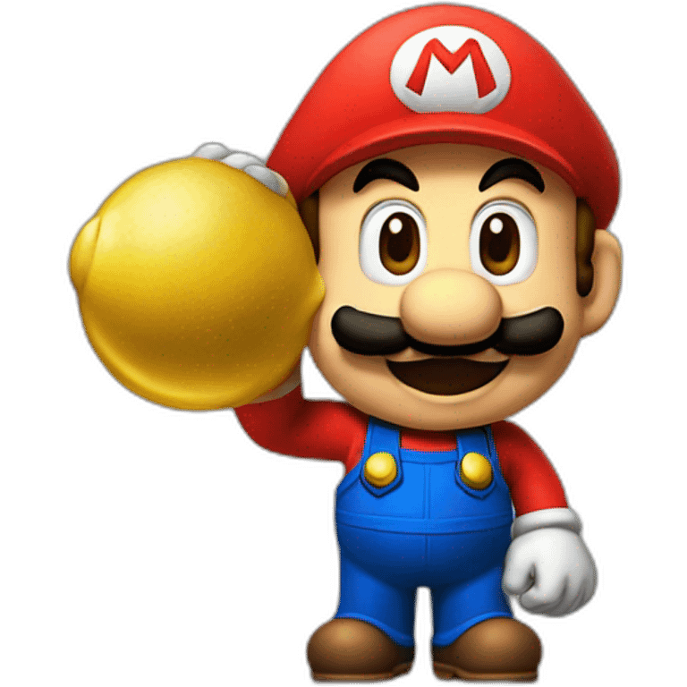 Mario et pitche emoji