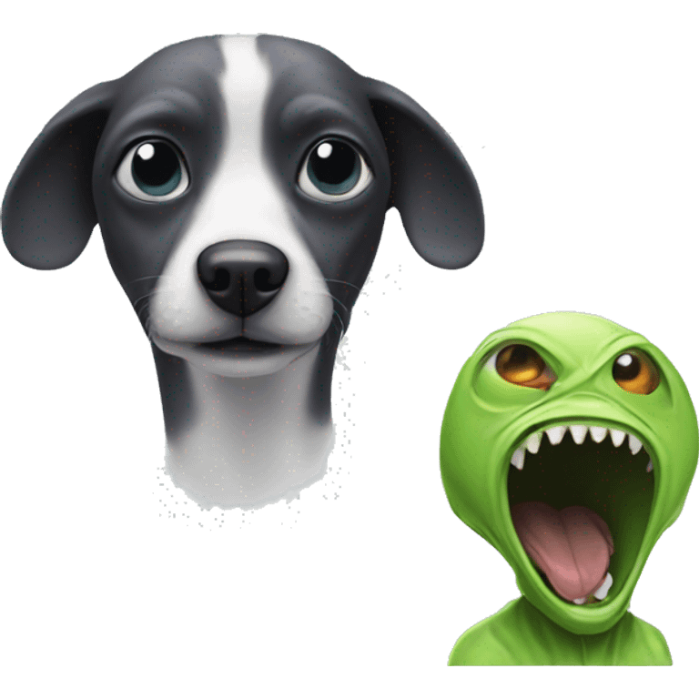 Dog And Alien emoji