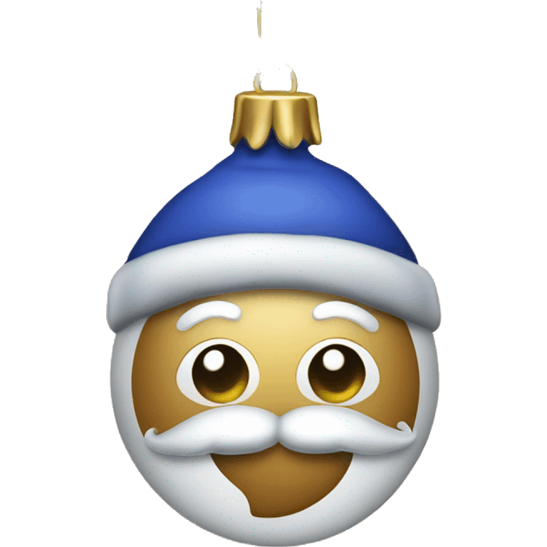 Christmas ornament fancy emoji