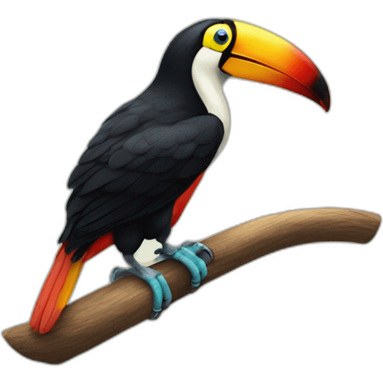 Toucan sur un dromadaire emoji