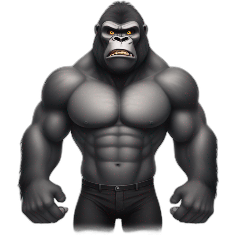 Angry big buff Gorilla emoji