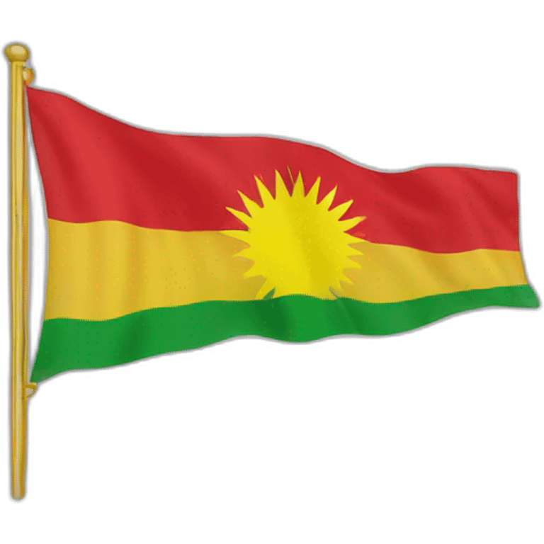 south kurdistan flag emoji