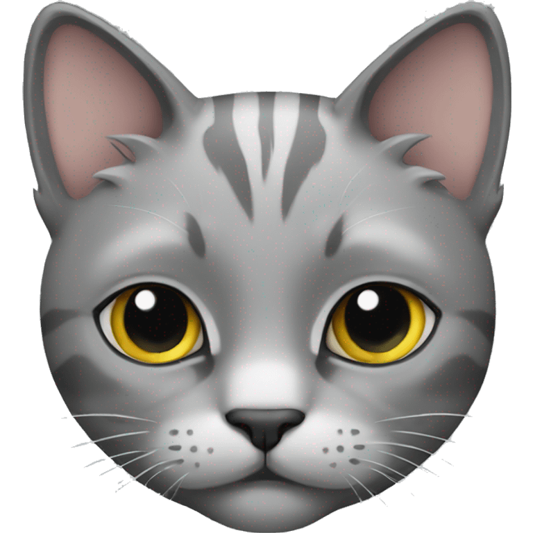 cat grey emoji