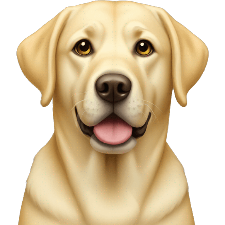 Yellow lab  emoji