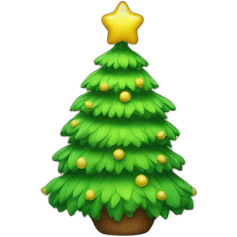 christmas tree toy beehive emoji