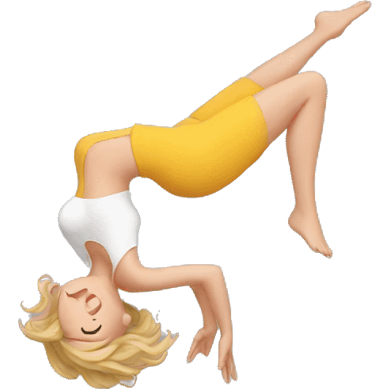 lady falling  emoji