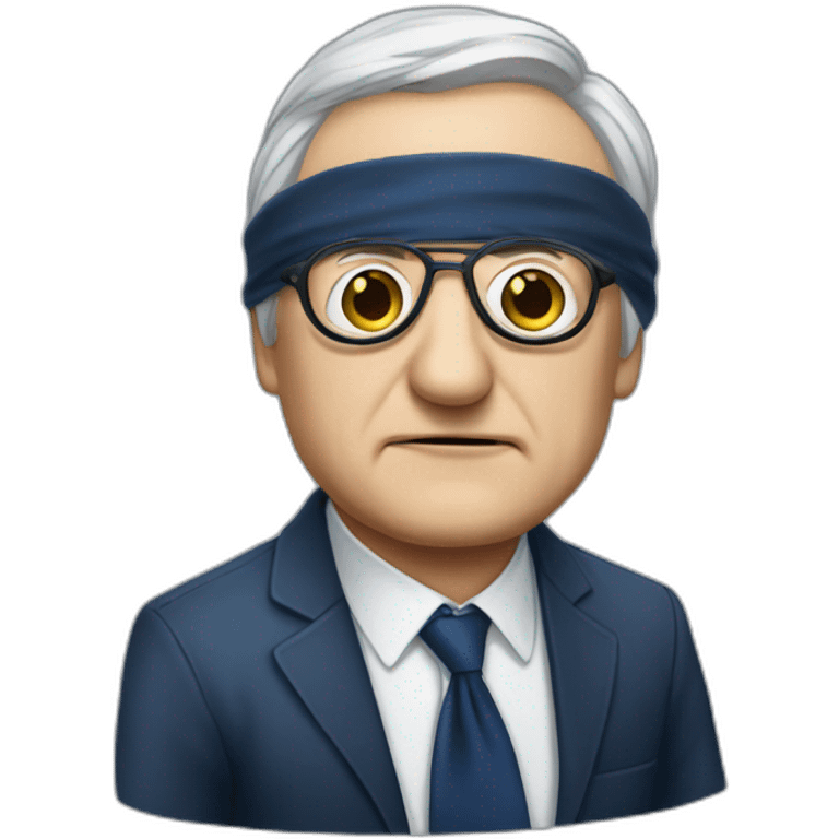 Jean Marie Lepen with a eye patch emoji