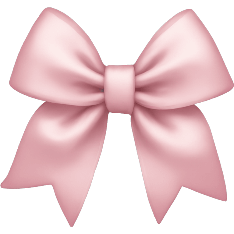 Light pink bow emoji