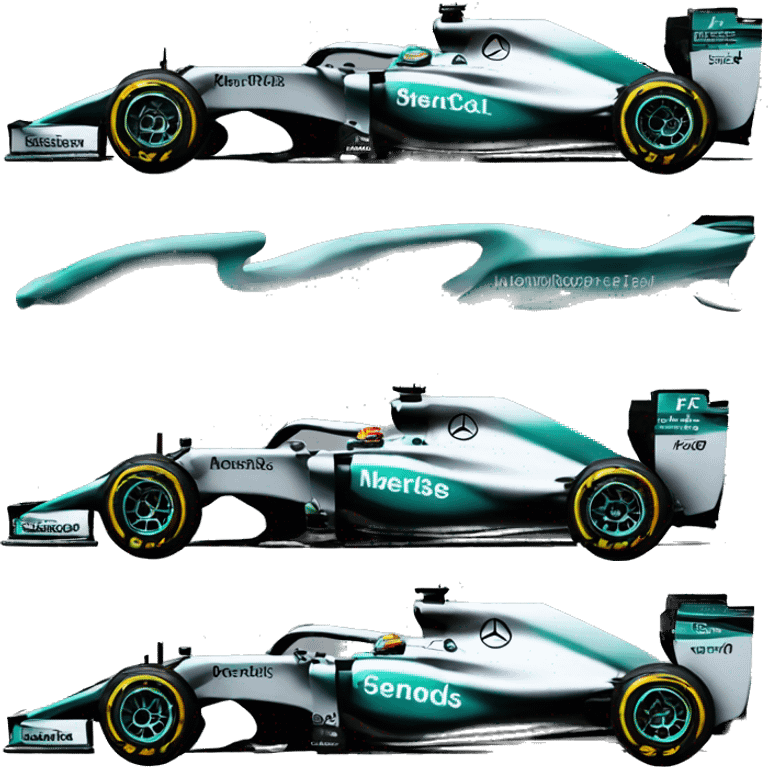 mercedes f1 car emoji