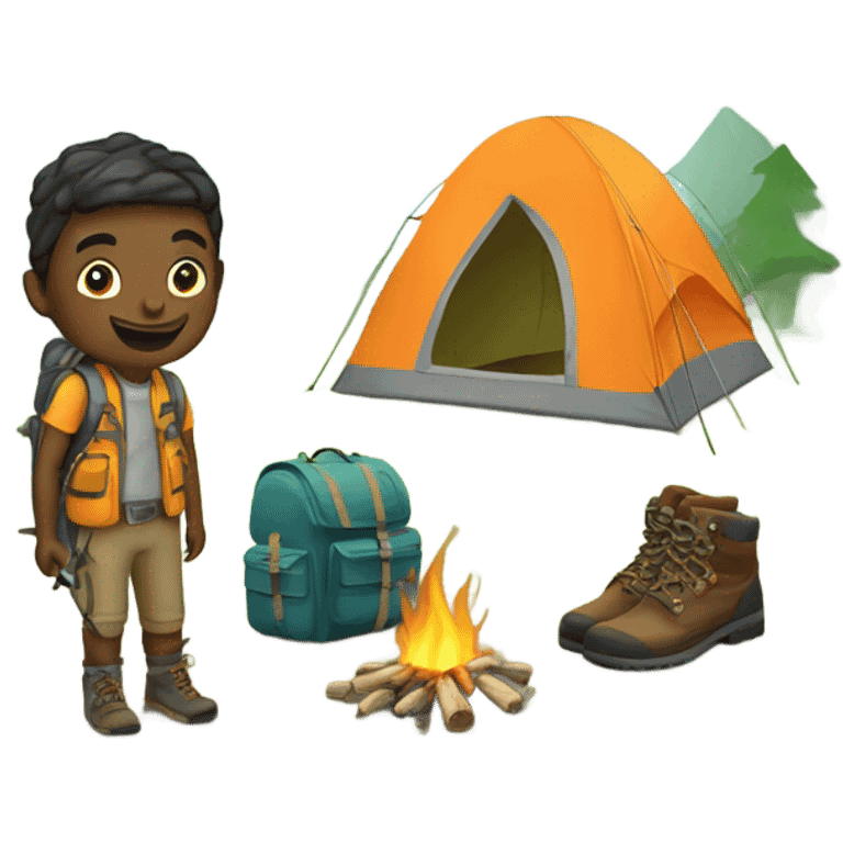 Camping & Hiking emoji