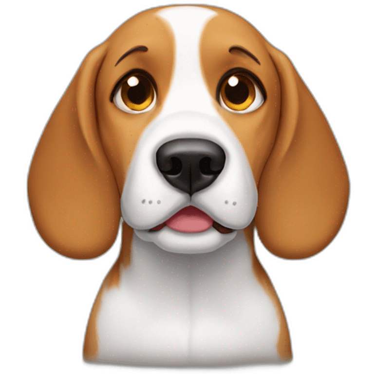 crying beagle emoji