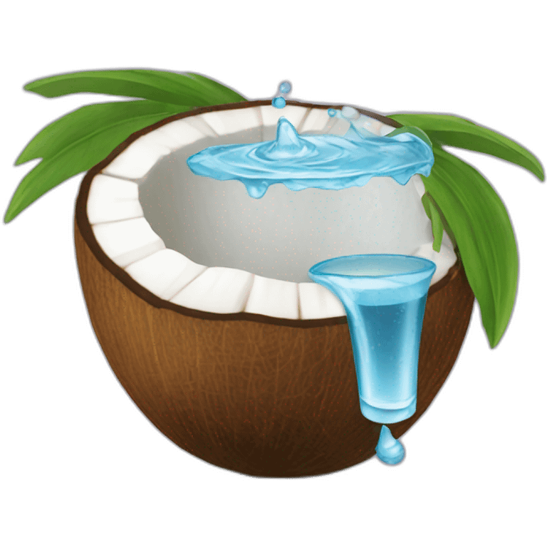 Coconut water emoji