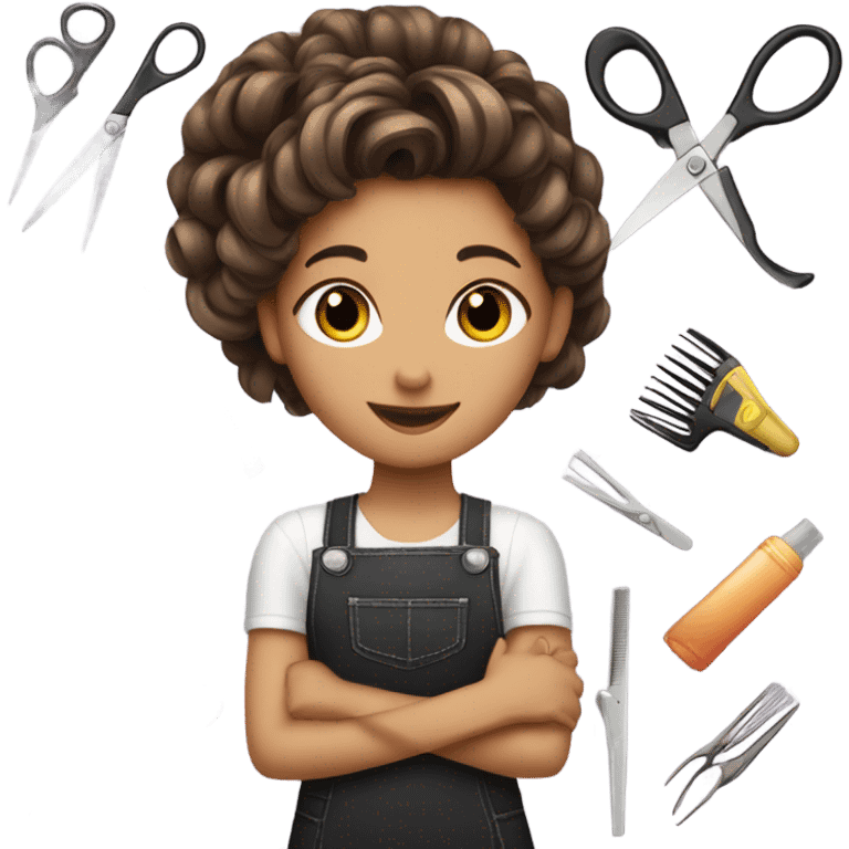 Girl hairdresser emoji