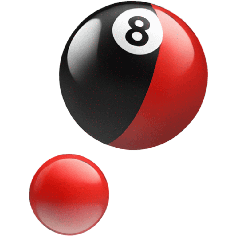 red 8 ball emoji