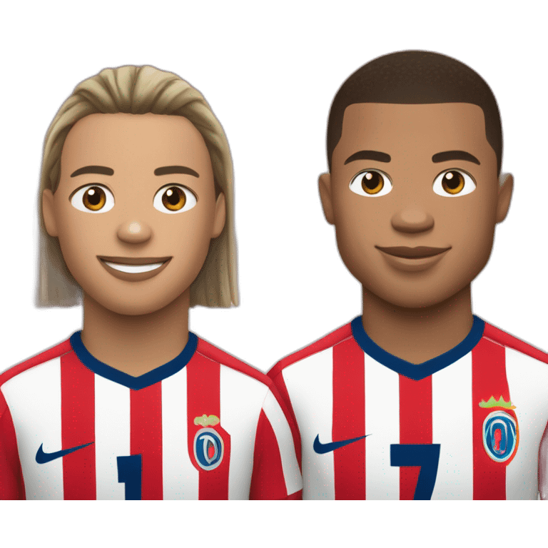 Mbappe et  Ronaldo emoji