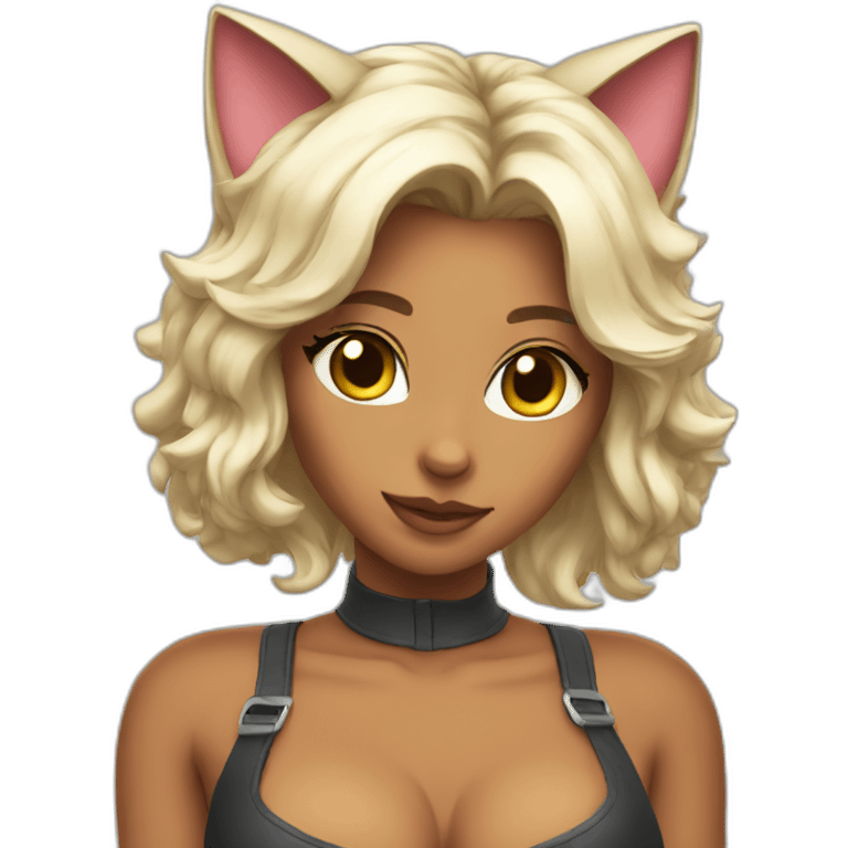 hot catgirl emoji