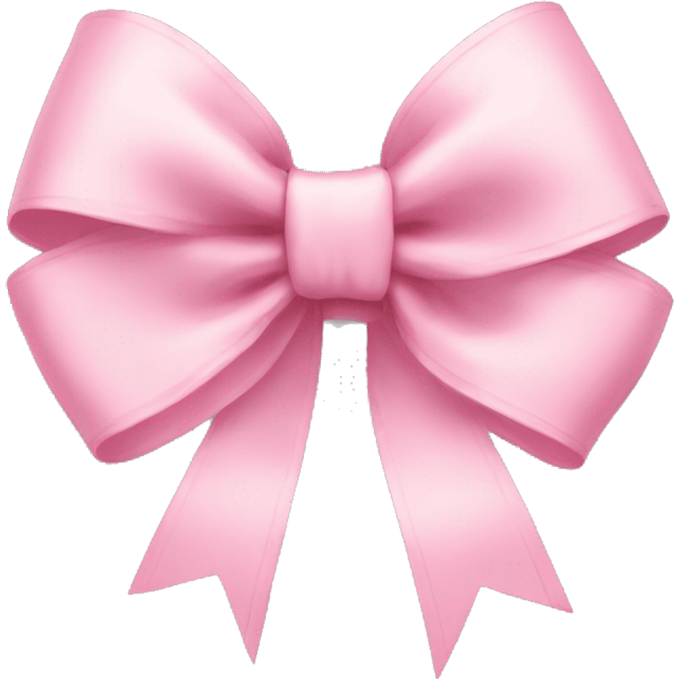 Nice pastel pink bow emoji