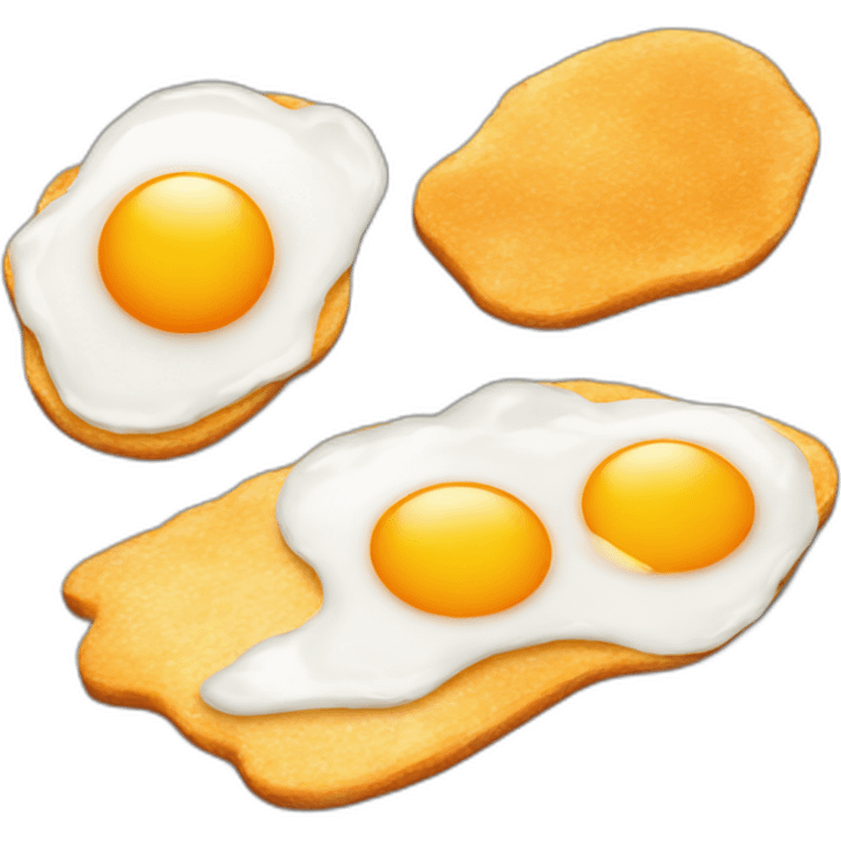 fried eggs emoji