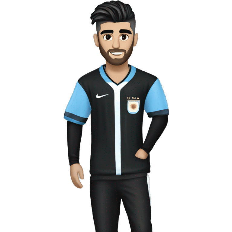 Zayn Malik con la jersey de argentina  emoji