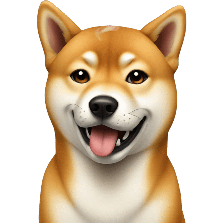 Smoking shiba inu  emoji