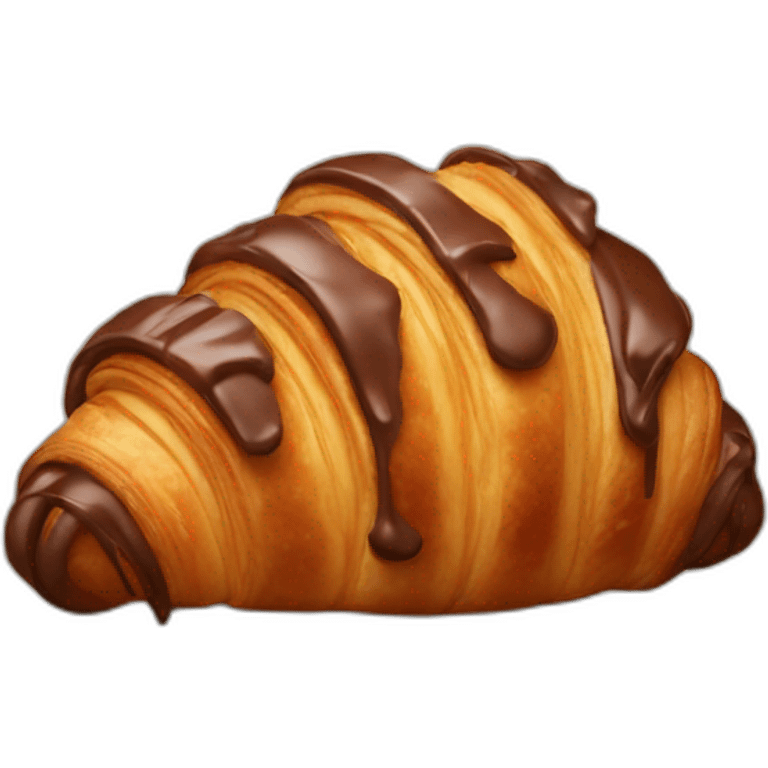 Chocolate croissant  emoji