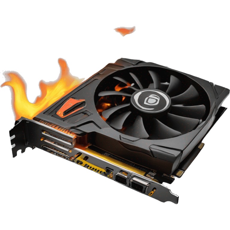 graphics card-fire-burn emoji