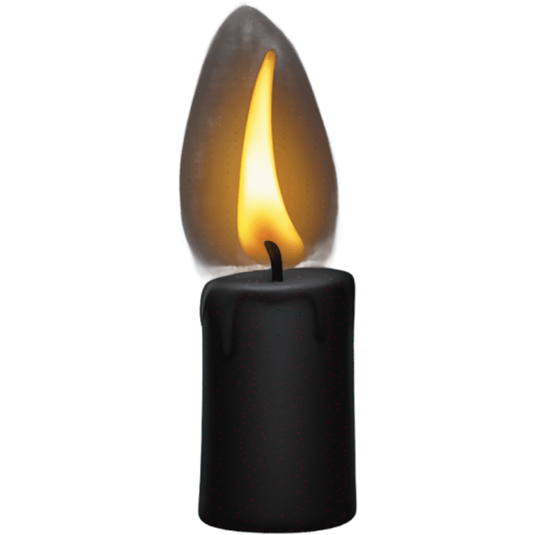 Black candle emoji