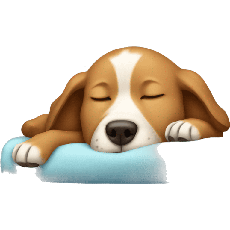 dog sleeping emoji