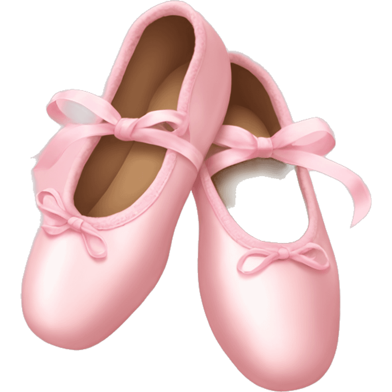 pastel pink ballet shoes emoji