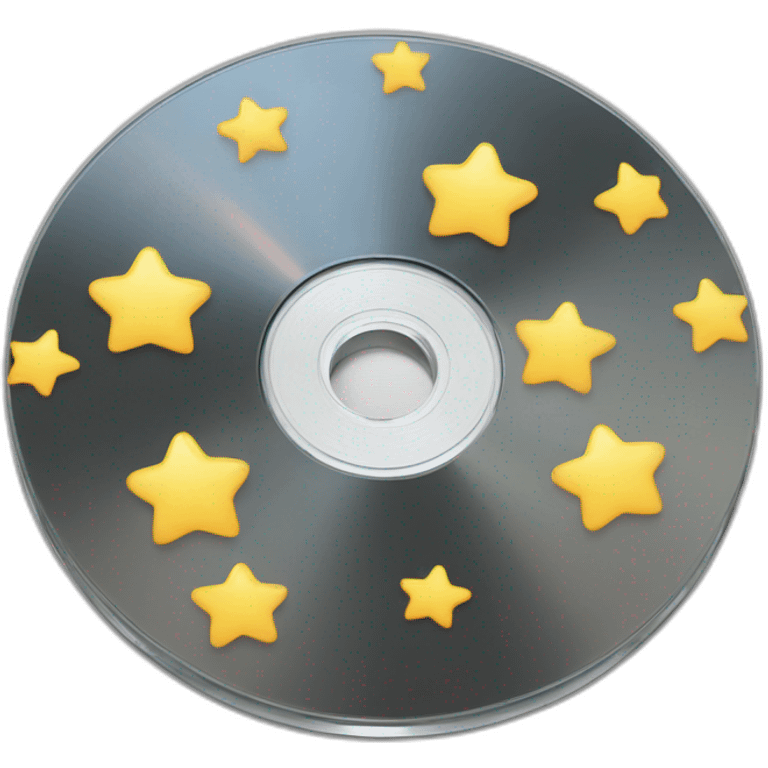 cd disk stars emoji