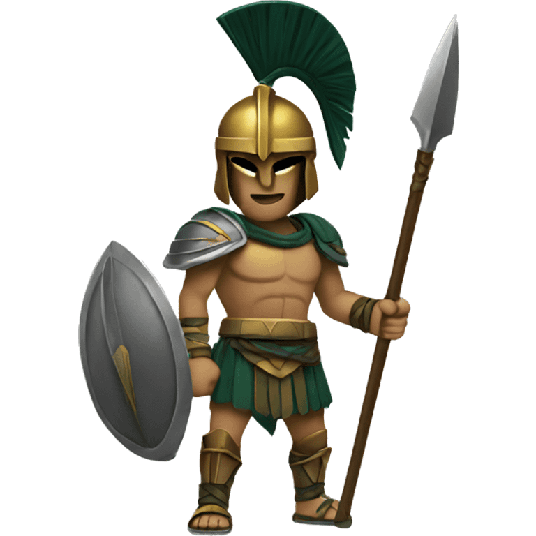 Spartan with spears emoji