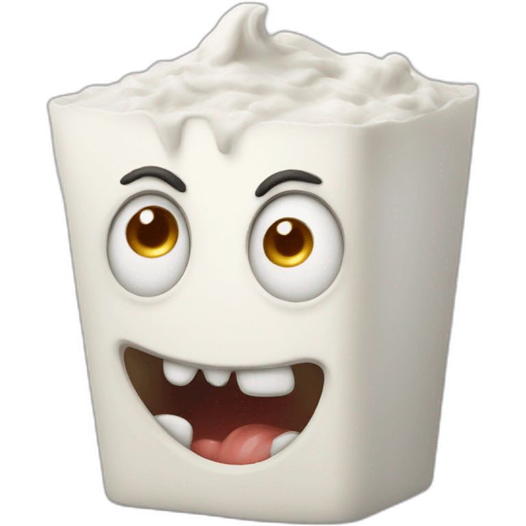 scary dairy emoji