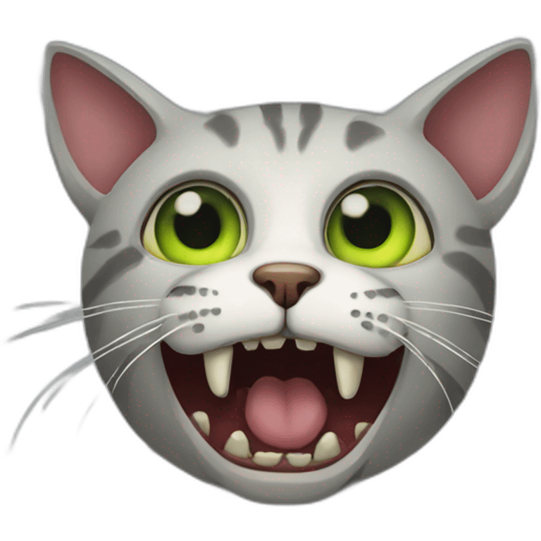 cat zombie emoji