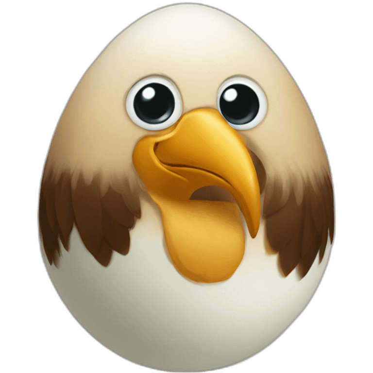 Horse-bird-egg emoji