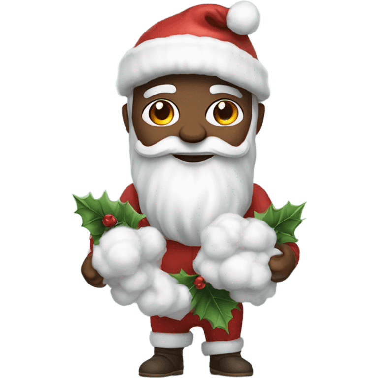 Realistic cristmas with Cotton emoji