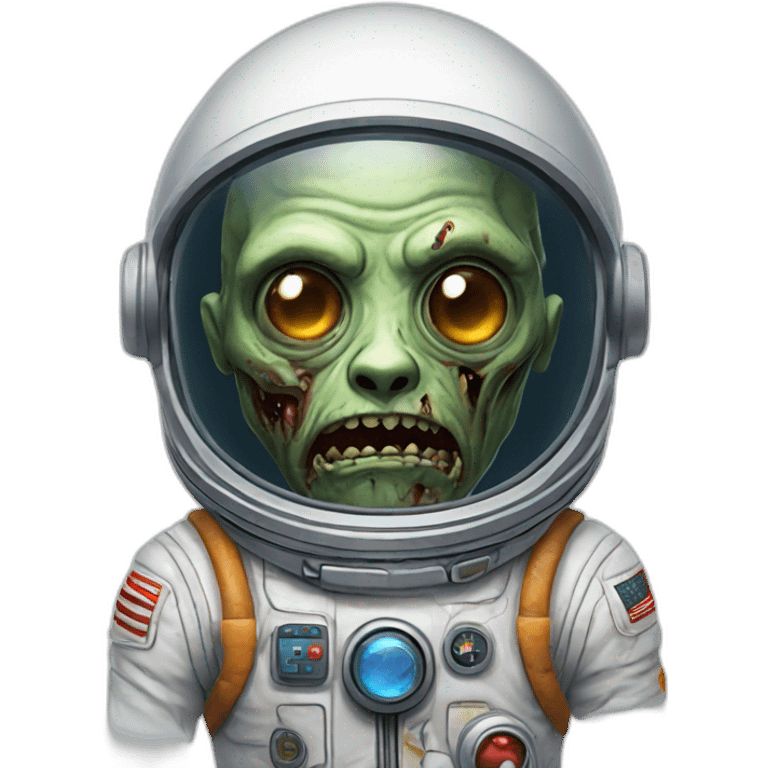 astronau zombie emoji