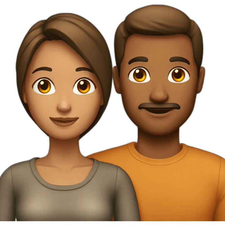 Couple bronzé emoji