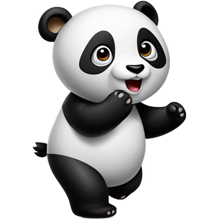 Dancing panda emoji