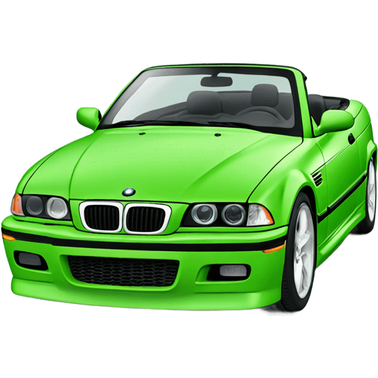 E36 m3 green convertible  emoji