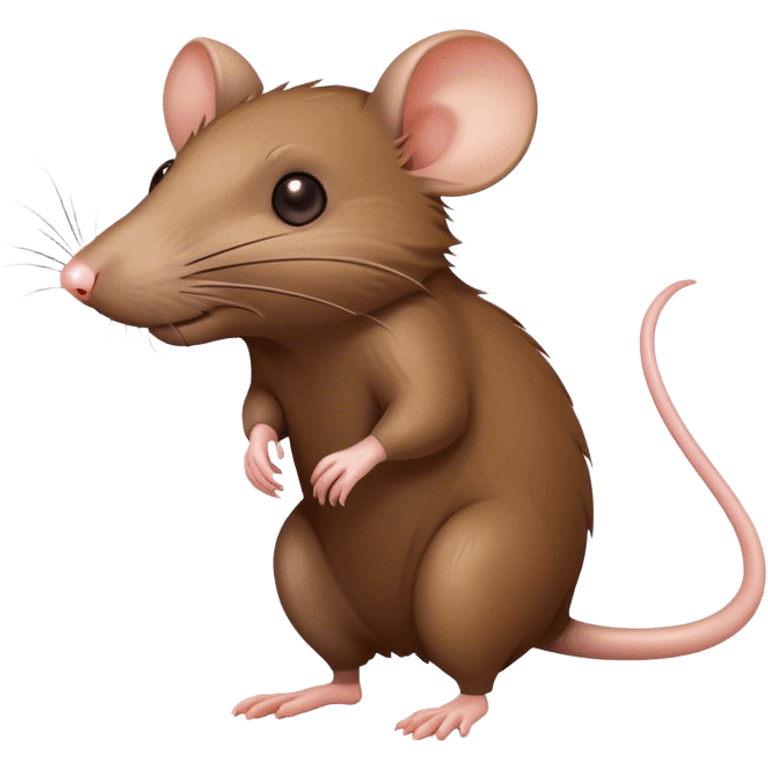 A curious rat that scampers around. emoji